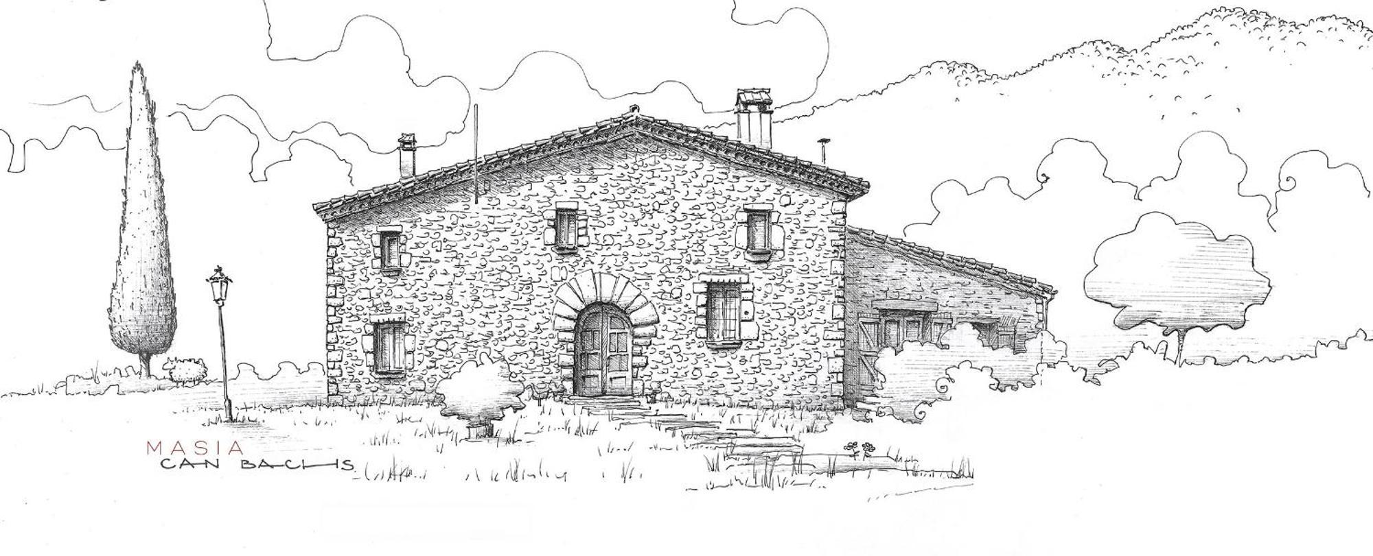 Masia Can Bachs Sant Pere de Vilamajor Extérieur photo